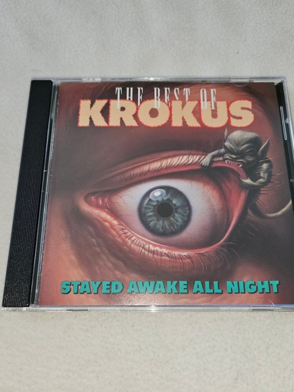 KROKUS - The Best Of Krokus, Stayed Awake All Night (CD, 1989 Arista)